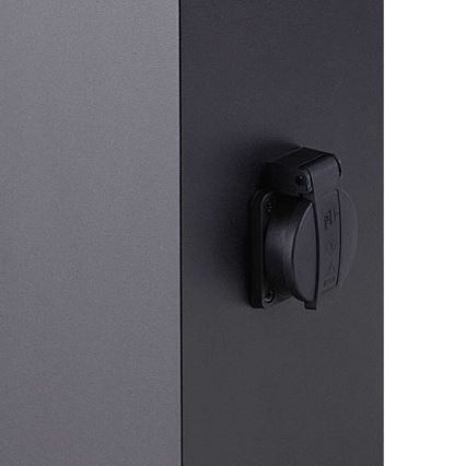 Wofi 12234 - Lampada da esterno LED con presa FILIA LED/8,5W/230V IP54 80 cm SCHUKO