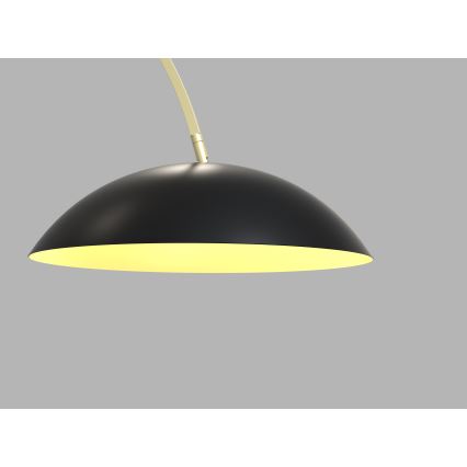 Wofi 3001-104 - Lampada da terra dimmerabile a LED ROSCOFF LED/21W/230V nero/oro