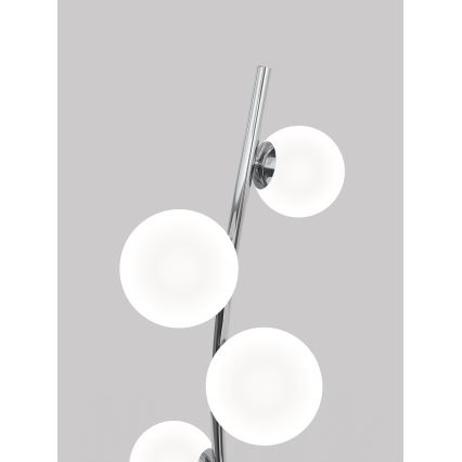 Wofi 3014-907 - Lampada LED da terra NANCY 9xG9/3,5W/230V cromo lucido