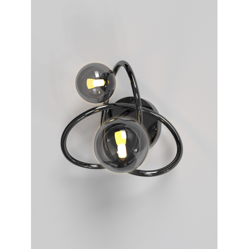Wofi 4014-205 - Applique a LED NANCY 2xG9/3,5W/230V nero/cromo lucido