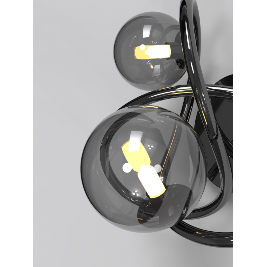 Wofi 4014-205 - Applique a LED NANCY 2xG9/3,5W/230V nero/cromo lucido