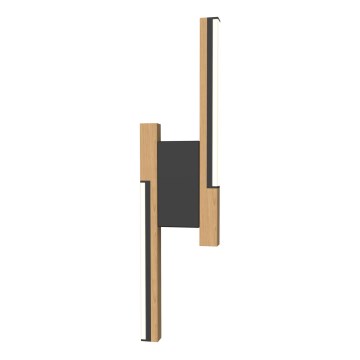 Wofi 4031-206- LED Applique dimmerabile PALERMO 11W/230V in legno di gomma