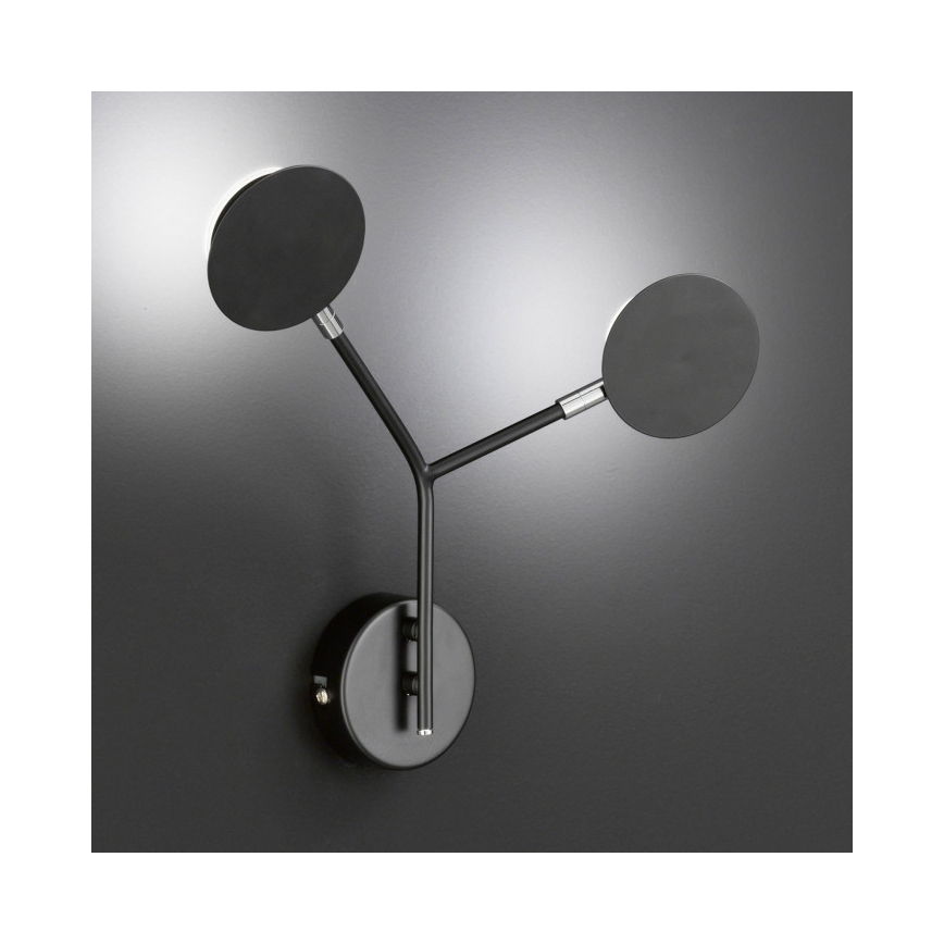 Wofi 446602109000 - Applique a LED BELIZE 2xLED/5W/230V 3000K nero