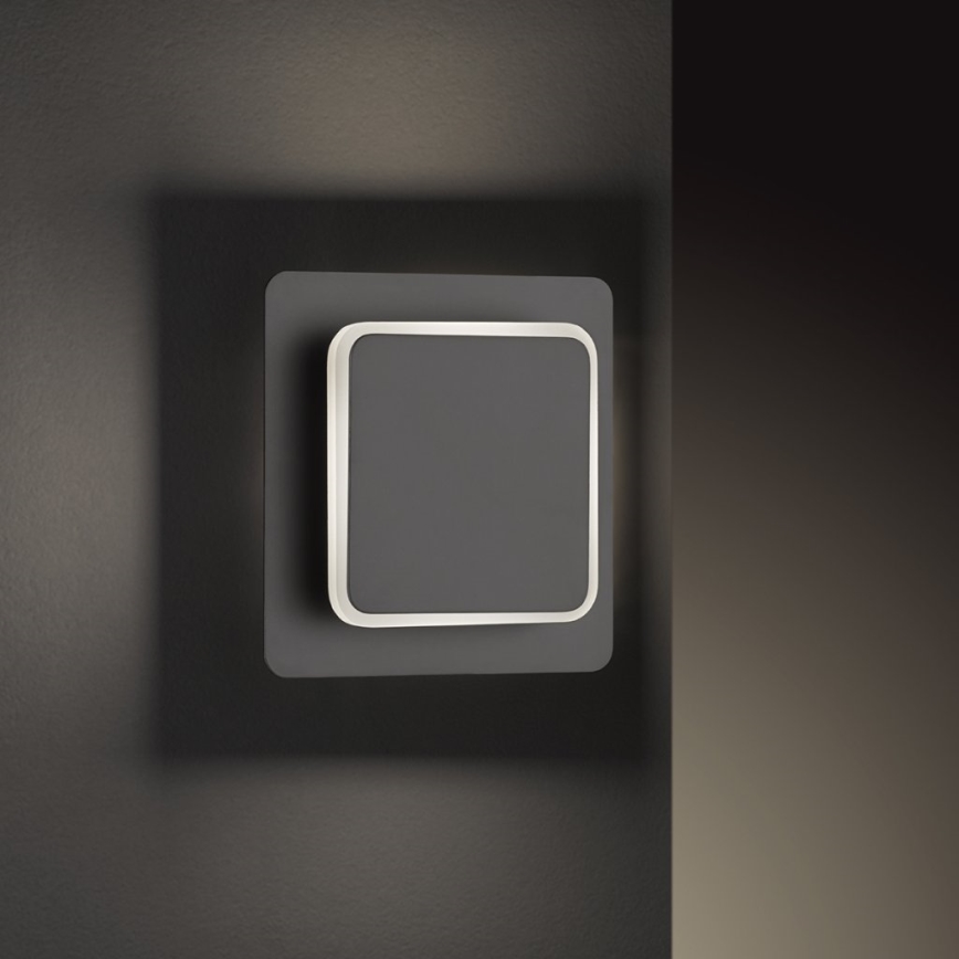 Wofi 4785.01.10.9000 - Applique a LED SUTTER LED/4,5W/230V 3000K nero