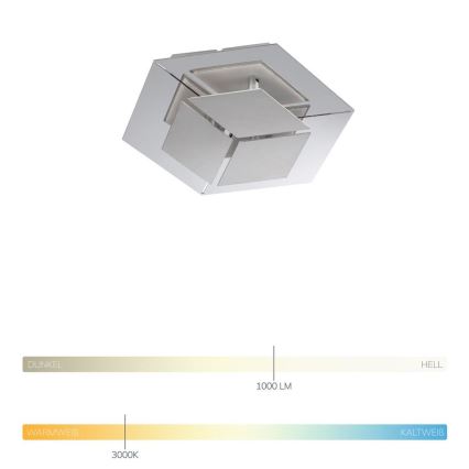 Wofi 4825.01.54.9000 - Applique a LED HARPER LED/12W/230V 3000K