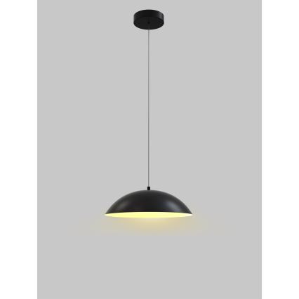 Wofi 6001-104 - Lampadario a sospensione con filo LED dimmerabile ROSCOFF LED/19W/230V nero/oro