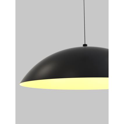 Wofi 6001-104 - Lampadario a sospensione con filo LED dimmerabile ROSCOFF LED/19W/230V nero/oro