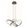 Wofi 6134-105L - Lampadario a sospensione con filo LED dimmerabile INDIGO LED/50W/230V nero/cromo lucido