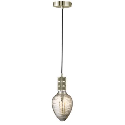 Wofi 6201.01.64.7000 - Lampadario a sospensione con filo MASSA 1xE27/60W/230V bronzo