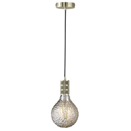 Wofi 6201.01.64.7000 - Lampadario a sospensione con filo MASSA 1xE27/60W/230V bronzo