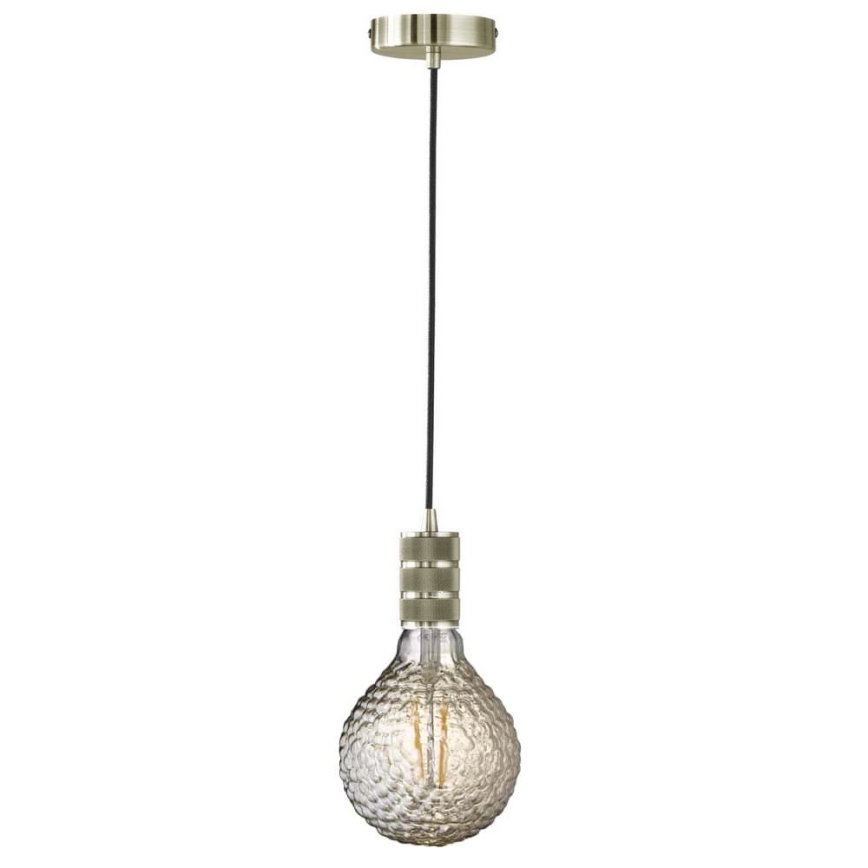 Wofi 6201.01.64.7000 - Lampadario a sospensione con filo MASSA 1xE27/60W/230V bronzo