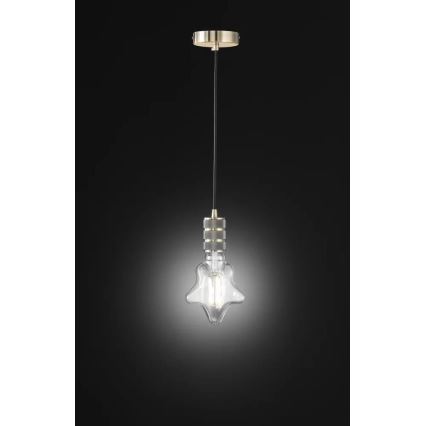 Wofi 6201.01.64.7000 - Lampadario a sospensione con filo MASSA 1xE27/60W/230V bronzo