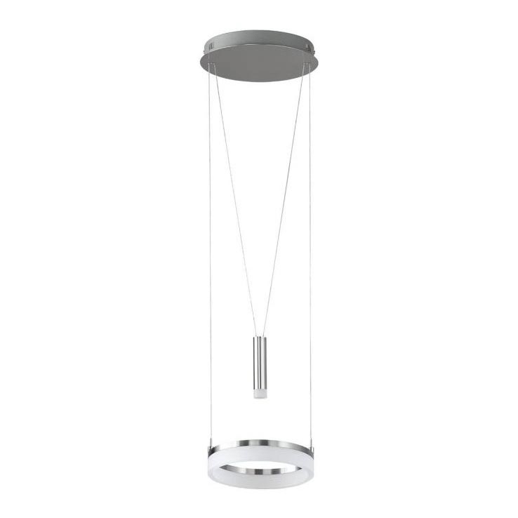 Wofi 6263.02.54.6250 - Lampadario a sospensione con filo LED dimmerabile JETTE LED/10W/230V + LED/1W