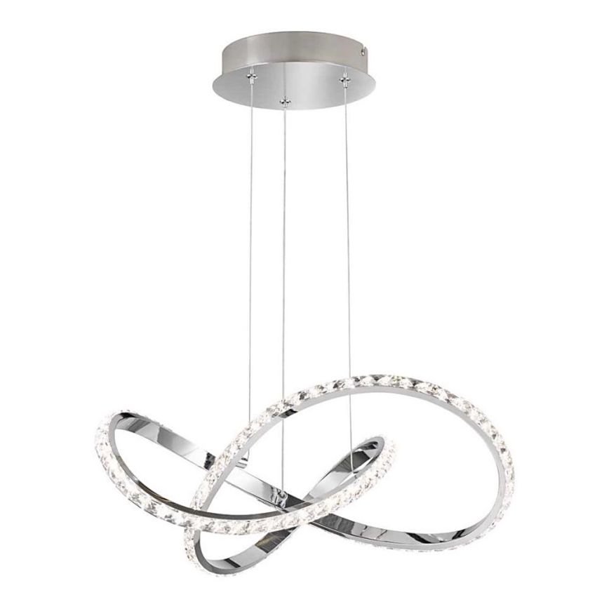 Wofi 6912.01.01.7000 - Lampadario a sospensione con filo LED dimmerabile PRISMA LED/25W/230V