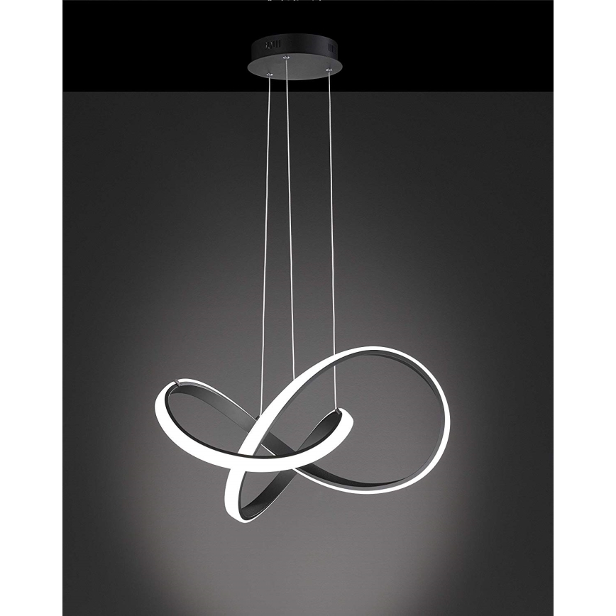 Wofi 70074G - Lampadario a sospensione con filo LED dimmerabile AMBIENTE LED/44W/230V