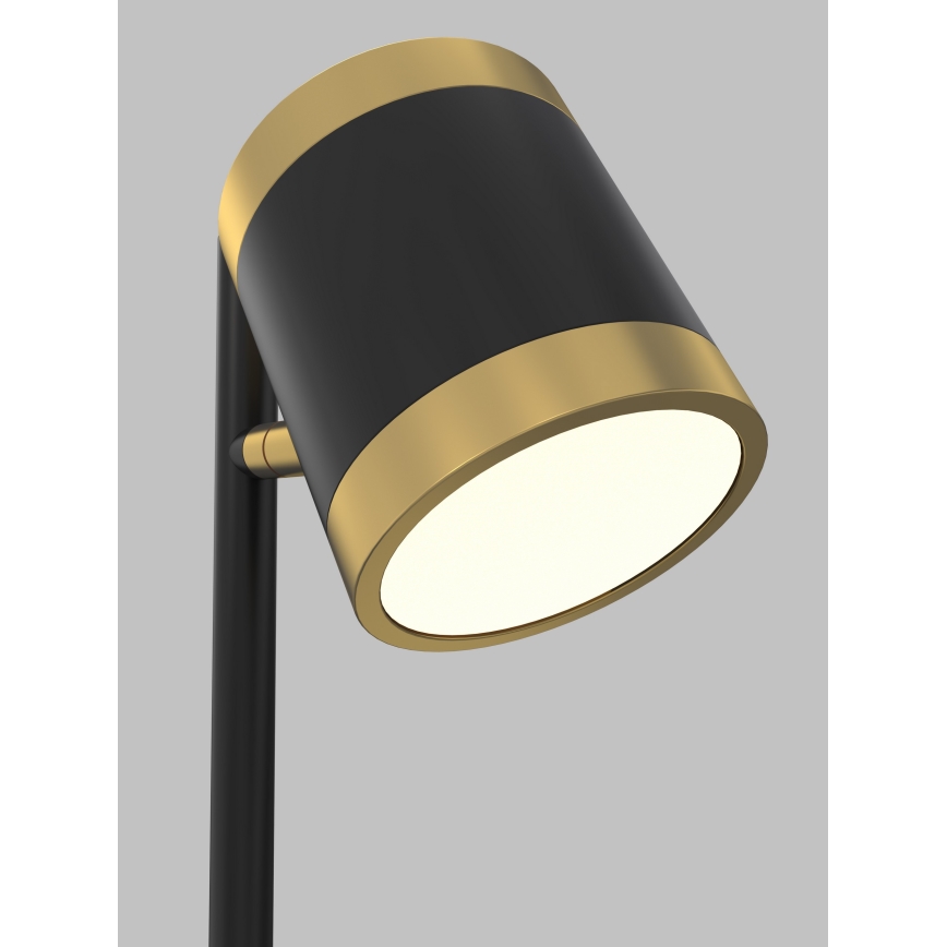 Wofi 8003-104S - Lampada da tavolo LED dimmerabile TOULOUSE LED/10W/230V nero/oro