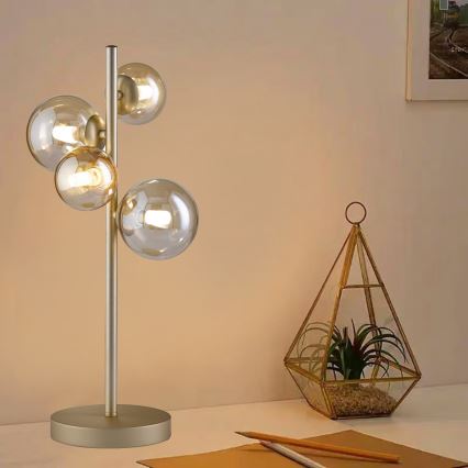 Wofi 8014.04.14.9000 - Lampada da tavolo LED VILLA 4xG9/3W/230V oro