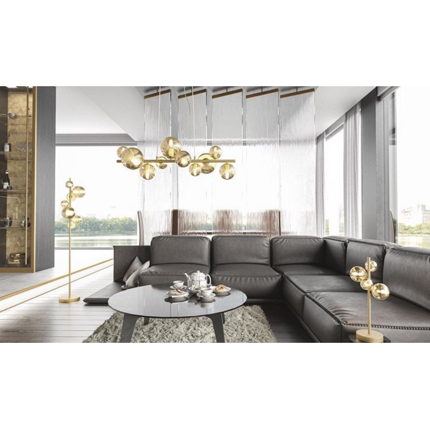 Wofi 8014.04.14.9000 - Lampada da tavolo LED VILLA 4xG9/3W/230V oro