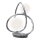 Wofi 8014-207 - Lampada da tavolo LED NANCY 2xG9/3,5W/230V cromo lucido