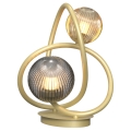 Wofi 8015-204 - Lampada da tavolo LED METZ 2xG9/3,5W/230V oro/grigio