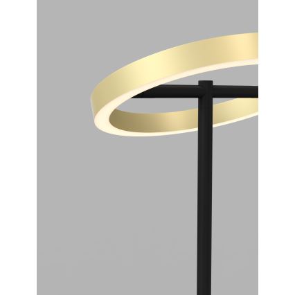 Wofi 8016-104 - Lampada da tavolo LED Touch dimmerabile BREST LED/10,5W/230V nero/oro