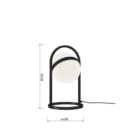 Wofi 8046-102 - Lampada LED Touch dimmerabile AVIGNON LED/10,5W/230V nero