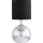 Wofi 8149.02.70.6010 - Lampada da tavolo CARMEN 1xE14/40W/230V nera/argento