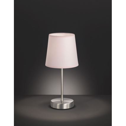 Wofi 8324.01.94.8000 - Lampada da tavolo CESENA 1xE14/42W/230V rosa