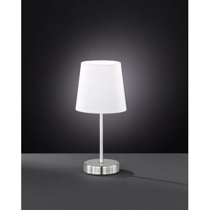 Wofi 832401060000 - Lampada da tavolo CESENA 1xE14/42W/230V bianco