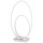 Wofi 8762.01.06.9000 - Lampada da tavolo LED dimmerabile NIA LED/16W/230V bianco