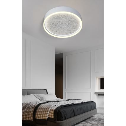 Wofi 9002-103M - Plafoniera LED dimmerabile BORDEAUX LED/37W/230V argento