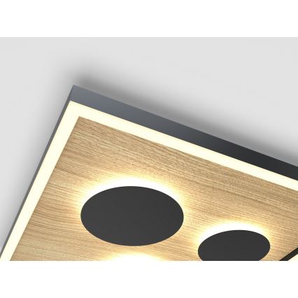 Wofi 9012-306S - Plafoniera LED dimmerabile DIJON LED/26W/230V