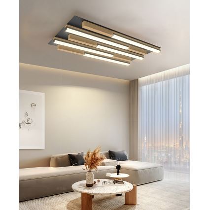 Wofi 9031-506S  - Plafoniera LED dimmerabile PALERMO LED/34W/230V albero di caucciù