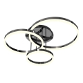 Wofi 9049-405 - Lampadario a plafone LED dimmerabile PERPIGNAN LED/51W/230V nero/cromo lucido