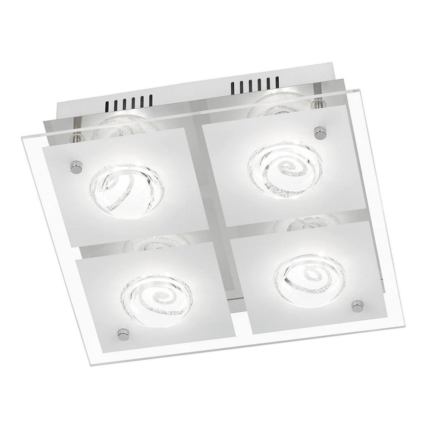 Wofi 9105.04.01.6300 - Plafoniera LED TYRA 4xLED/4W/230V