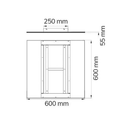 Wofi 9693.01.70.6600 - Plafoniera LED dimmerabile LIV LED/36W/230V 2800-5500K + telecomando