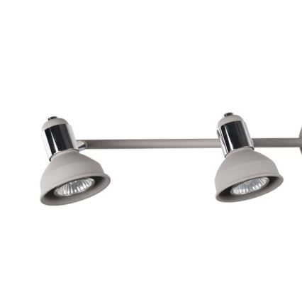 Wofi 984104509000 - Luce Spot ISABEL 4xGU10/28W/230V grigio