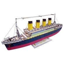 Woodcraft - Puzzle 3D di legno Titanic