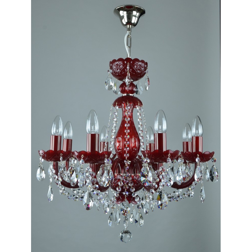 Wranovsky JWZ101083101 - Lampadario di cristallo a sospensione con catena BRILLIANT 8xE14/40W/230V