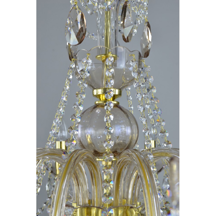 Wranovsky JWZ121102100 - Lampadario di cristallo a sospensione con catena ZENITH 10xE14/40W/230V