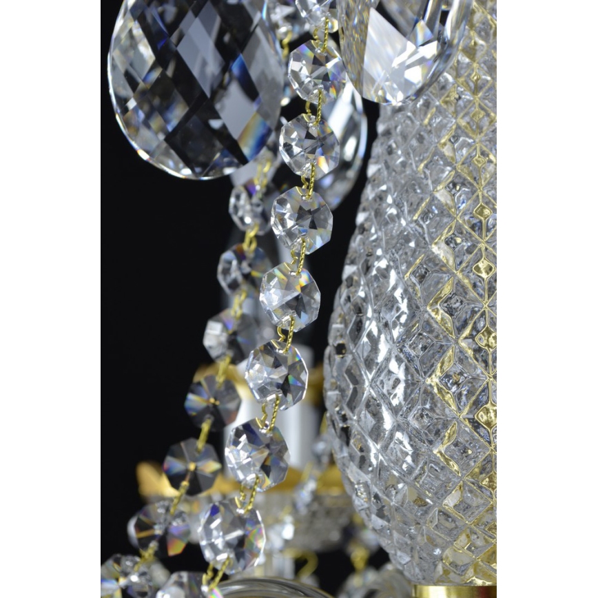 Wranovsky JWZ148062100 - Lampadario di cristallo a sospensione con catena DIAMANT 6xE14/40W/230V