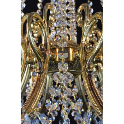 Wranovsky JWZ202081300 - Lampadario di cristallo a sospensione con catena TAURUS 8xE14/40W/230V