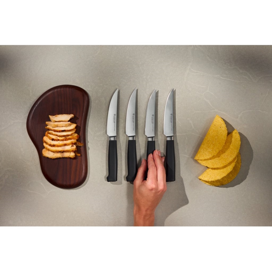 Wüsthof - Coltello da bistecca PARTNER 12 cm nero