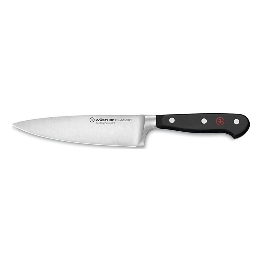 Wüsthof - Coltello da chef CLASSIC 16 cm nero