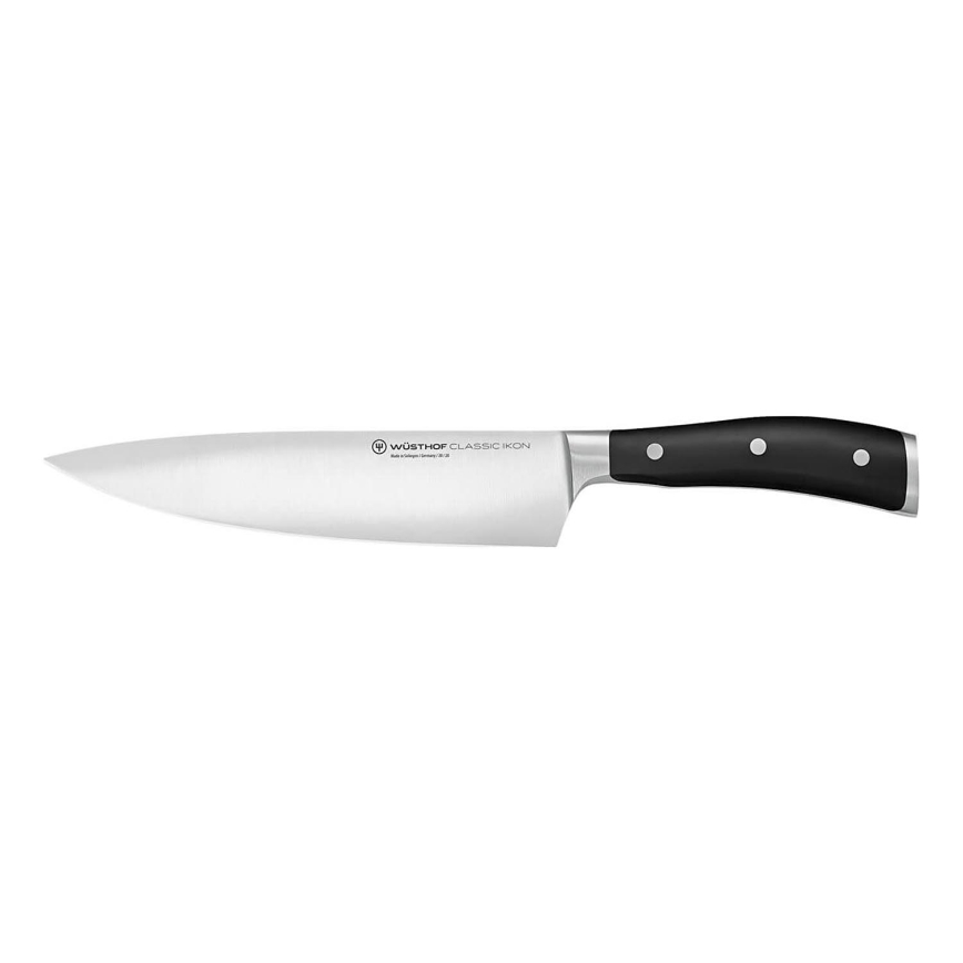 Wüsthof - Coltello da chef CLASSIC IKON 20 cm nero