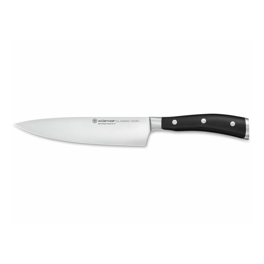Wüsthof - Coltello da cucina chef CLASSIC IKON 18 cm nero