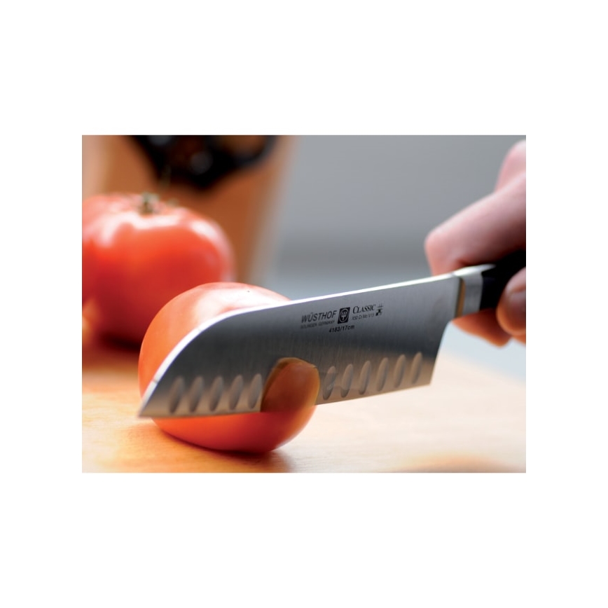 Wüsthof - Coltello da cucina giapponese CLASSIC 17 cm nero