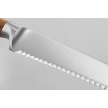 Wüsthof - Coltello da cucina per il pane AMICI 14 cm legno d'oliva