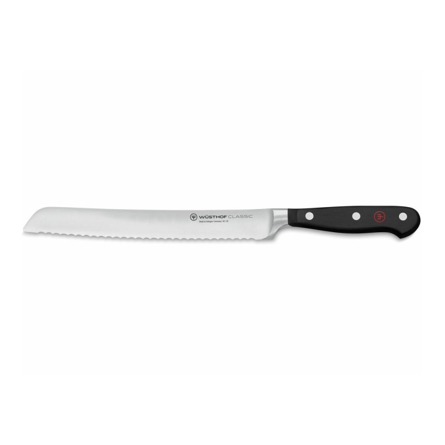 Wüsthof - Coltello da cucina per pane CLASSIC 20 cm nero