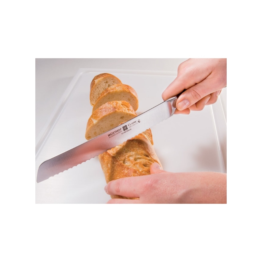 Wüsthof - Coltello da cucina per pane CLASSIC 20 cm nero